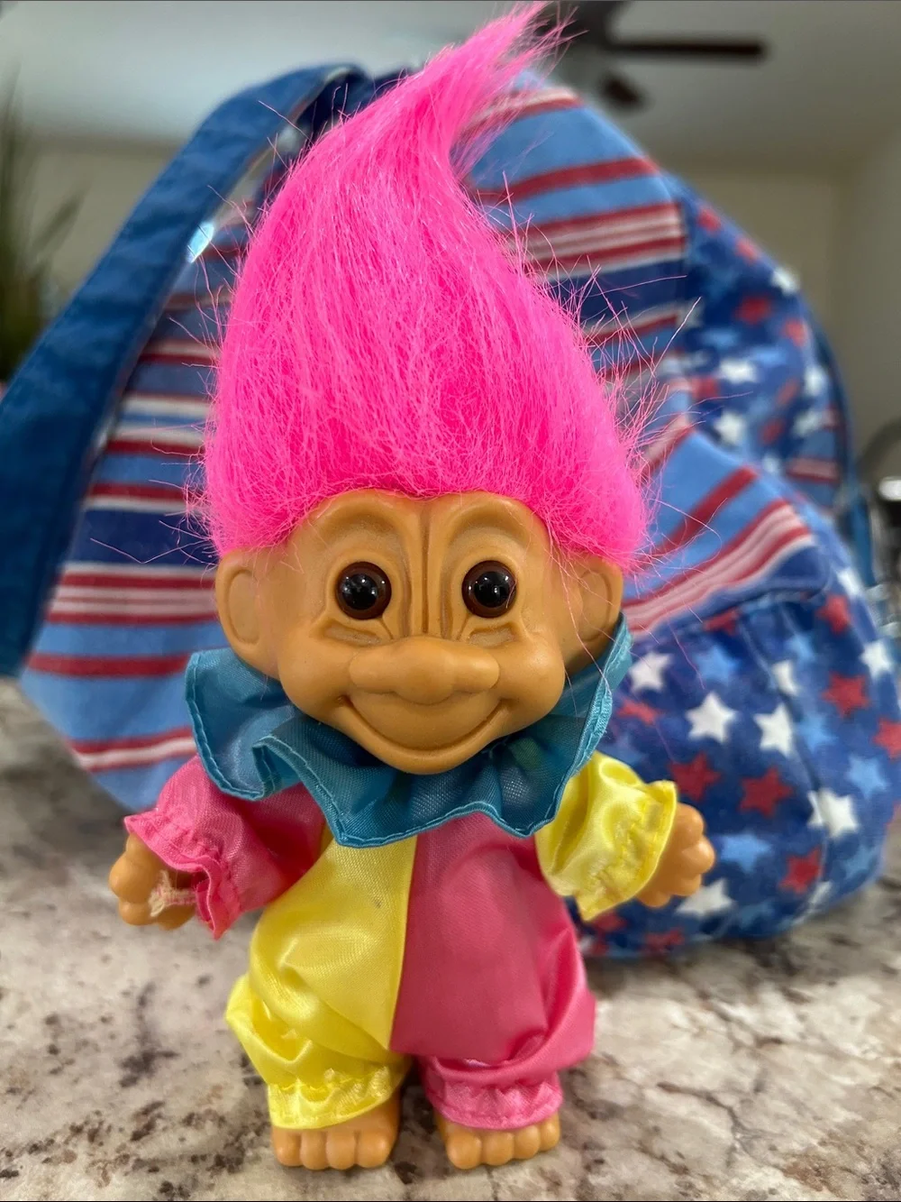 Vintage Pink-Haired Troll Doll Toy 1980s Fun Childhood Memories Nostalgic